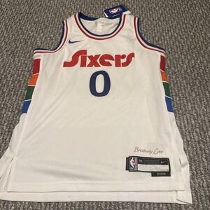 NWT Nike Philadelphia 76ers Tyrese Maxey Medium 10-12 Youth City Edition $100
